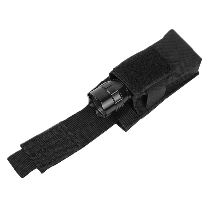 MiOYOOW Flashlight Pouch, Molle LED Torch Pouch Flashlight Holster Nylon
