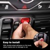 RT-TCZ Center Console Window Button Switch Trim Cover Decoration Interior