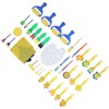 36Pcs Graffiti Tool Roller Sponge Brush Kit Stamps Antifouling Clothes