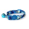 Ancol Camouflage Cat Collar with safety buckle Blue