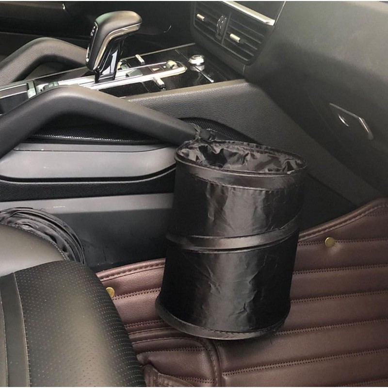 Bombinate Foldable Car Trash Can Storage Pocket Car Case Multifunctional