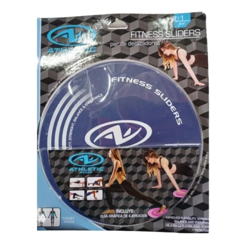 AW Discos Deslizantes Deslizadores 2 Piezas Athletic Works