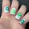 St Patricks Day Press on Nails Short Square Fake Nails