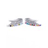 Mudder 20 Pieces Curved Nose Stud Stainless Steel Nose Ring