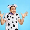 Dalmatian Dog Costume Accessories Set Include Dalmatian Dog Ears Headband