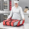 OCS Parts Insulated Red Food Delivery Bag | 18" x
