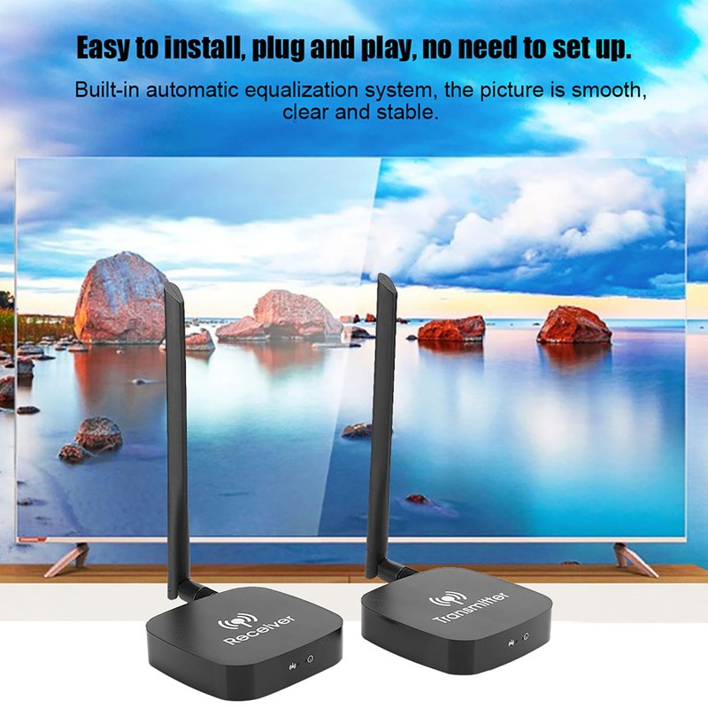 165MHz All Digital Total Bandwidth 6.75Gbps HDMI H.265 Wireless Transmitter