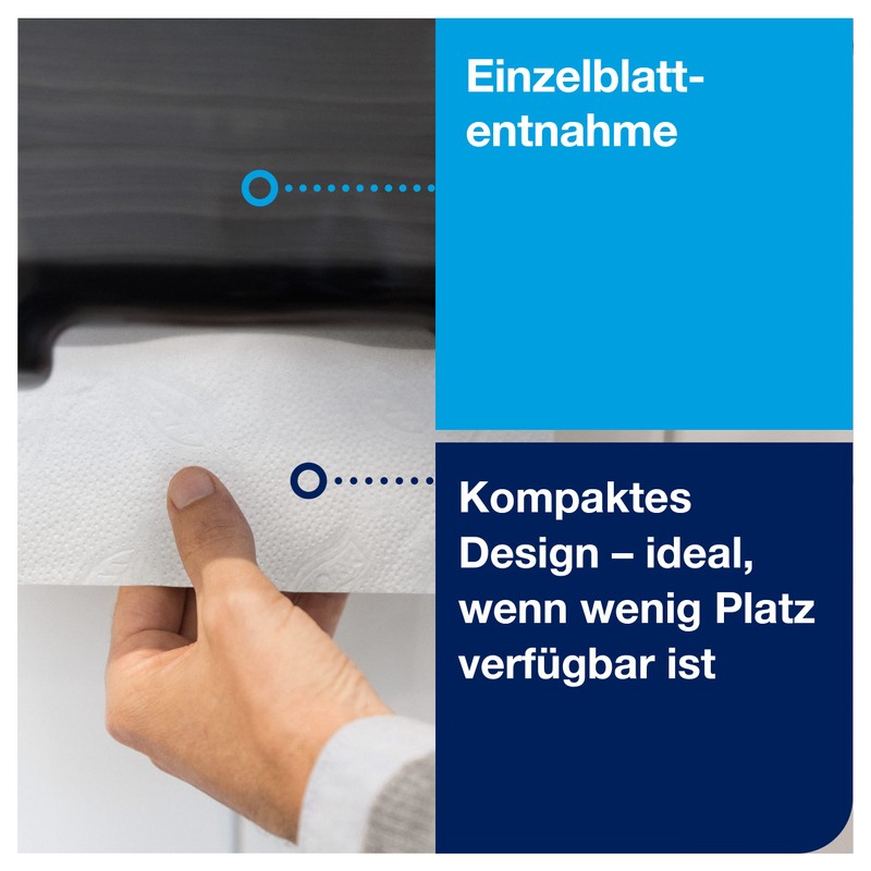 Tork Dispenser / Mini Dispenser For H3 Zigzag And Interfold