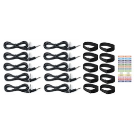 Silverline 10 Cable Connection Kit for eDRUMin 8 MIDI Drum Trigger Interface