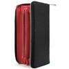 Xsimant Men's Long Wallet, Genuine Leather, L-Shaped, Coin Purse, Card