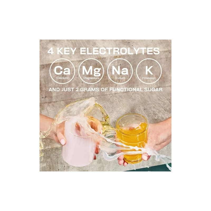 Gainful Hydration Packets Variety Pack, Decaffeinated with Key Electrolytes, Magnesium