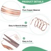 M METERXITY 99.9% Soft Copper Wire, 21 Gauge 16FT Pure
