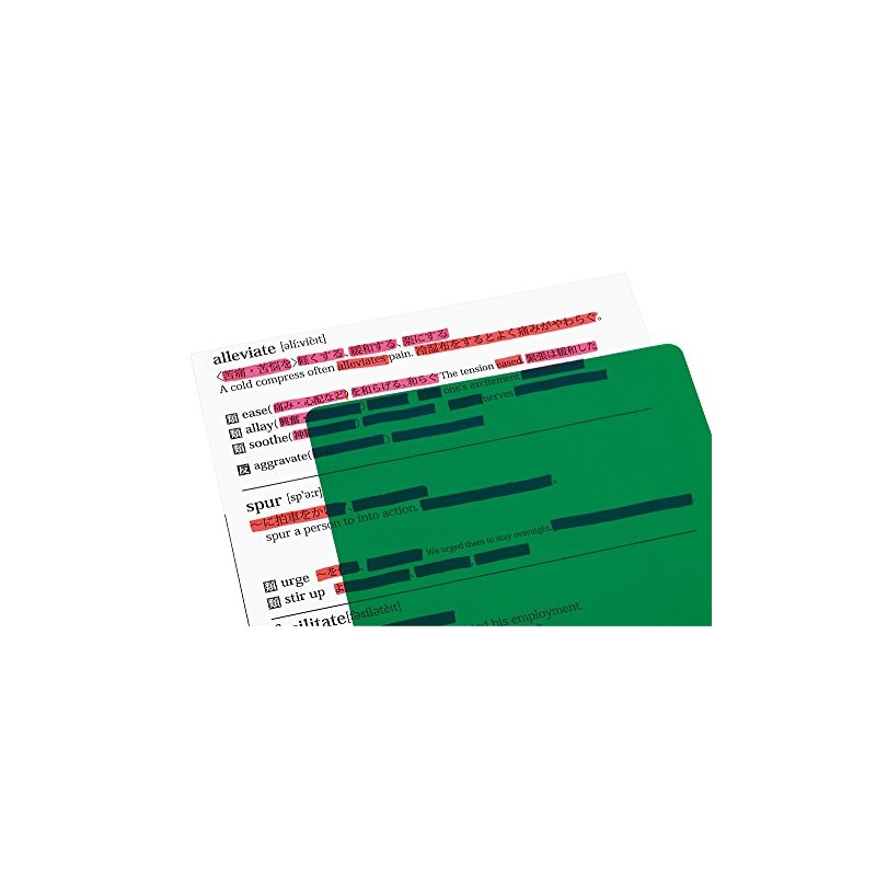 ゼブラ 暗記用 チェックアルファセット ピンク/緑 10個 B-P-SE-WYT20-PG