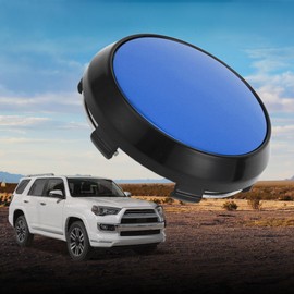 TUCKBOLD Wheel Center Caps Hub Caps Rim Center Caps Wheel Caps Hubcap Black 1 Pc OD: 68mm/2.68" Plastic for Toyota Corolla for Honda Fit with Blue Sticker