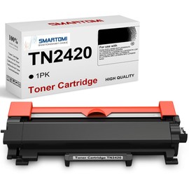 SMARTOMI TN2420 TN-2410 Compatible Toner Cartridges for Brother TN2420 TN2410 for DCP-L2510D L2530DW L2550DN HL-L2310D L2350DW L2357DW L2370DN L2375DW MFC-L2710DN L2710DW L2730DW L2750D(1 Black)