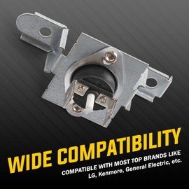 6931EL3003C Dryer High Limit Thermostat by Seentech - Exact fit for LG Dryers; Replaces part numbers: 1268365, 6931EL3003G, PS3530484