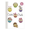 Collegetimer Cute Owls 2021/2022 - Schüler-Kalender A6 (10x15 cm) -