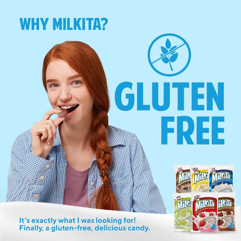 Milkita Creamy Shake Candy (Assorted Flavors, 6 Pack (180 pcs))