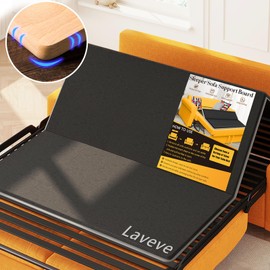 LAVEVE Sleeper Sofa Support Board 48''x48'' Full Size, Heavy Duty Solid Wooden Mattress for Pull Out Sofa Bed, Foldable Design Bunkie Board Couch Accessories, Enhanced Weight-Bearing Capacity