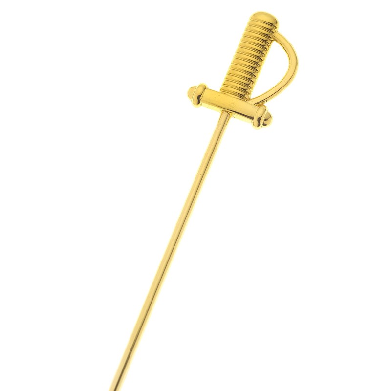 Barfly Cocktail Picks, Sword, Gold Plated, 4.5", Set of 12