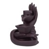 Backflow Incense Burner Smoke Waterfall Ceramic Incense Holder Aroma Burner