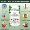 Natural Nutra Organic Vegan Plant Based Soy Protein Source Powder,
