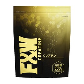 F&W Creatine Monohydrate, 17.6 oz (500 g), 100 Servings, Powder, Additive-free, Creatine Monohydrate