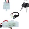 SEMOLTO Ignition Key Switch with Wire for Honda CM400/CM450/CB400T/CB450T 1978