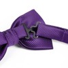 Alizeal Mens Solid Color Bow ties Polyester Pre Tied Wedding