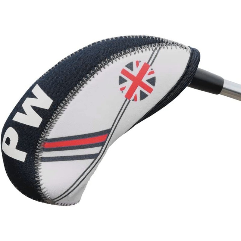 TOHMLAPE GOLF 10pcs White and Black UK Union Jack Flag