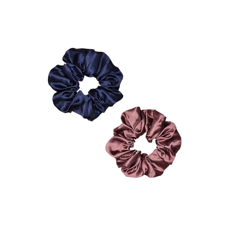 Triko 12 Coleteros de Seda Satinada de 4.5 Pulgadas, Scrunchies