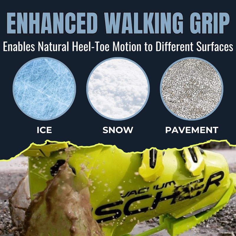 SkiSkootys Ski Boot Bottom Protector with Claws & Foldable Design