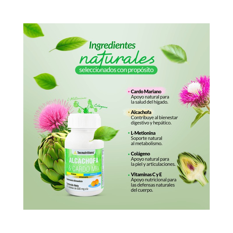 Suplemento Alcachofa y Cardo Mix