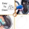 Washing Machine Door Seal Bellows Gasket Clamp Band For Blomberg