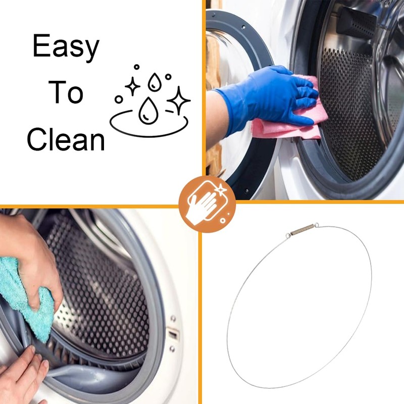 Washing Machine Door Seal Bellows Gasket Clamp Band For Blomberg