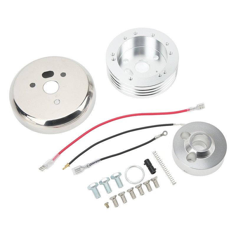 Steering Wheel Hub Adapter Polished 5 and 6 Hole Strong