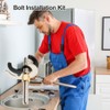 Mounting Set for Sink, Monobloc Mixer Tap, Washbasin Fitting, Fixing
