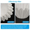 sourcing map 2-4 Cup Basket Coffee Filters White Paper Filter