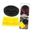 Alipis 2PCS Rubber Jack Pads Fit Slip Floor Jack Pads