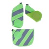 ergobag Zippies 3-Piece Safety Set, Green, Rucksack
