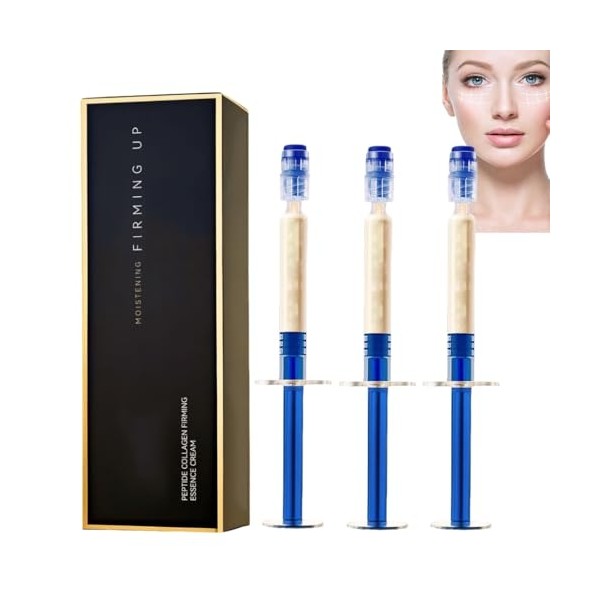 Peptide Collagen Firming Essence Cream,Collagen Elastin Essence Cream,Micro-Molecular Collagen Anti-Wrinkle