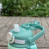 Insulated Water Bottle 650ML 304 Stainless Steel Straw Bottle for