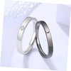 SAFIGLE 1 Pair Adjustable Sun and Moon Couple Rings for