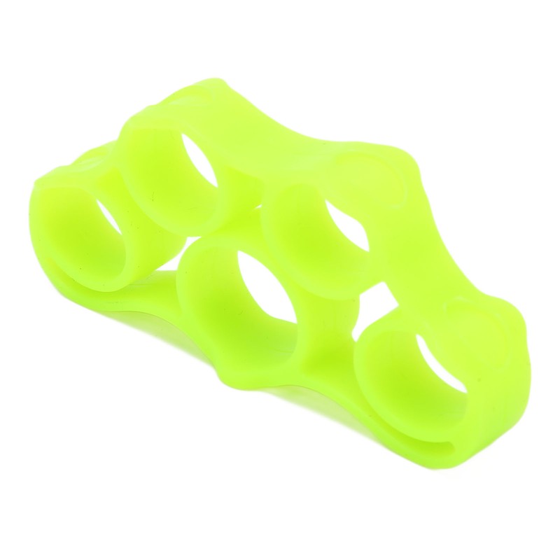 10Pcs Finger Exerciser 6.6LB Green Soft Flexible Silicone Portable Skin
