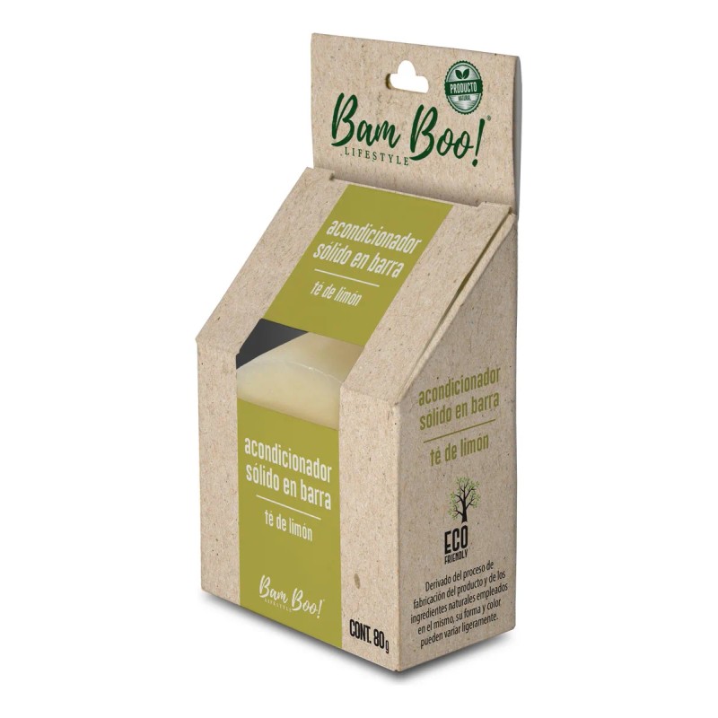 20 Pack Acondicionador Sólido Té Limón 80g Bam Boo! Lifestyl