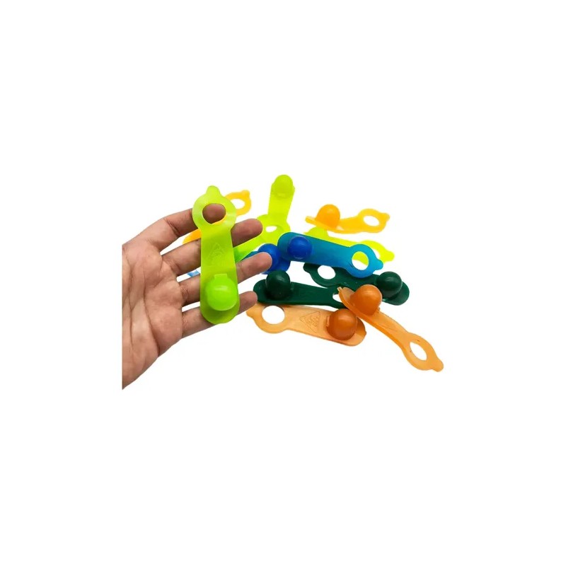 Juego Paquete Botadores De Goma Premium Para Gallo - 12pzas