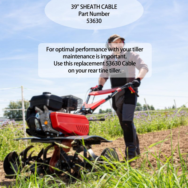 Aocies 53630 Tiller Cable Suitable for Earthquake Rear Tine Tillers