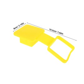 BUGUUYO Replacement Trailer Arm Plug Cap Towing Head Protective Cover Car Square Mouth Trailer Cover Easy Installation Durable Rubber