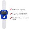 FIOTOK Electronic Finger Counter,5 Digit LCD Electronic Digital Display Finger