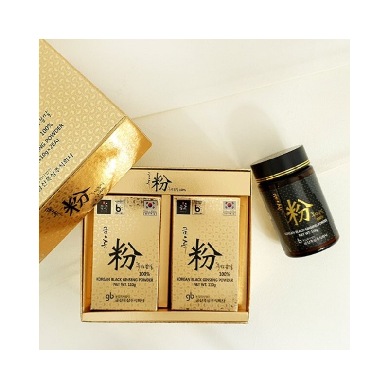 Goryeo black ginseng red ginseng powder 2 cans of red
